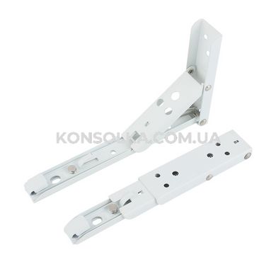 Відкидний механізм KONSOLKA B30 см (Біла) - кронштейн, консоль для відкидного стола, полиці (Компл. 2 шт)